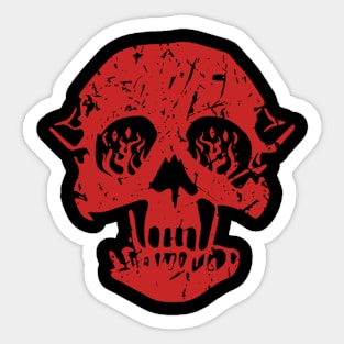 Evil Head Sticker